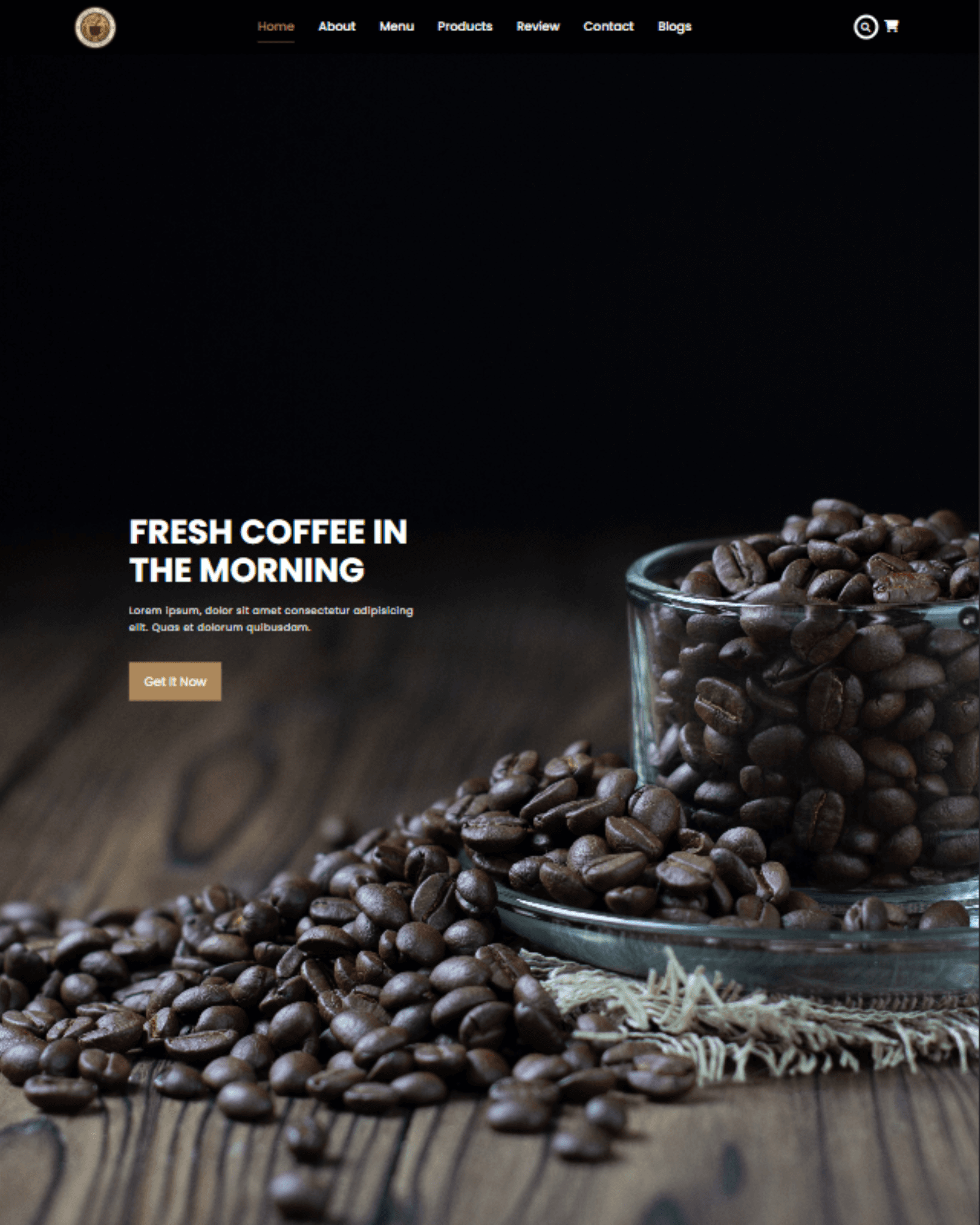 Coffee Store - E-Commerce Template